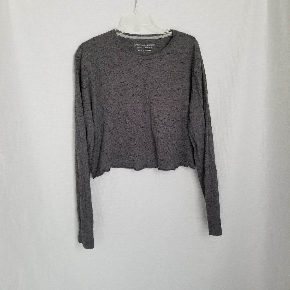 Banana Republic Long Sleeve Crop Top B5